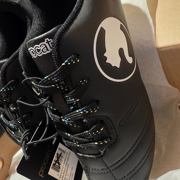 Puma Black Quilted Sneakers with Multicolor Speckled Laces - Picture 8 of 15